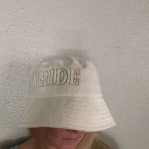 Bride bucket hat. Perfect for the honeymoon or bachelorette party
